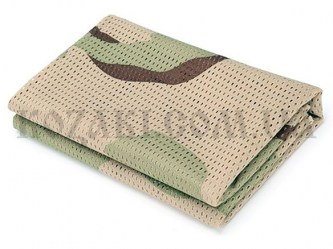 Шарф-сетка маскировочный 160 х 40 см Desert Camo (мягкий трикотаж)